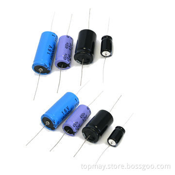 Aluminum Electrolytic Capacitors, Suitable for Circuits and Car Radios with 6.3 to 100V Voltages